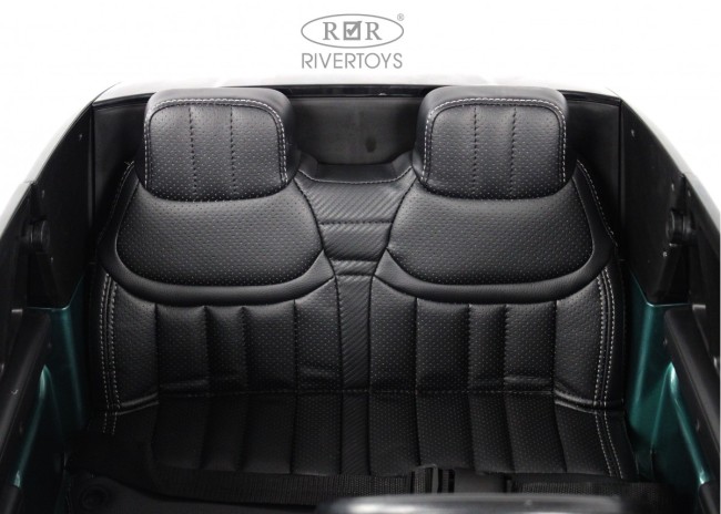 Электромобиль  RIVER TOYS RANGE ROVER Y999Y зеленый глянец