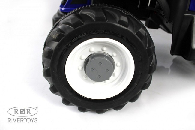 Электромобиль RIVER TOYS Трактор  B222CP синий