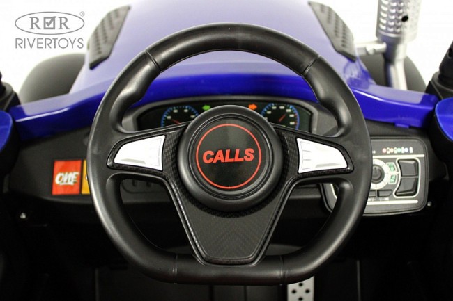 Электромобиль RIVER TOYS Трактор  B222CP синий