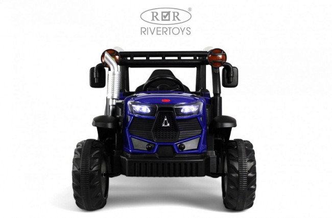 Электромобиль RIVER TOYS Трактор  B222CP синий