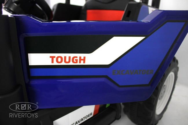 Электромобиль RIVER TOYS Трактор  B222CP синий