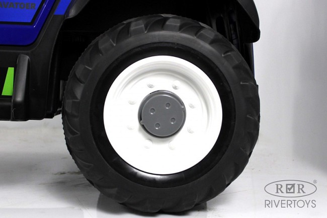 Электромобиль RIVER TOYS Трактор  B222CP синий