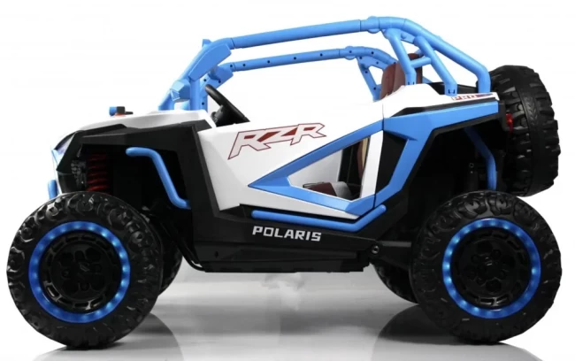 Электромобиль RIVER TOYS BUGGY E001EE бело-синий