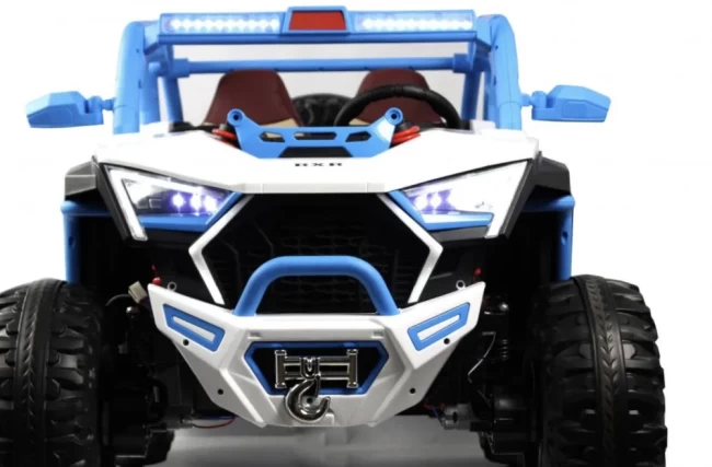 Электромобиль RIVER TOYS BUGGY E001EE бело-синий