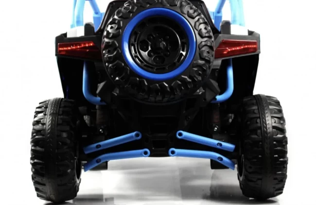 Электромобиль RIVER TOYS BUGGY E001EE бело-синий