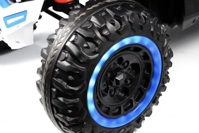 Электромобиль RIVER TOYS BUGGY E001EE бело-синий