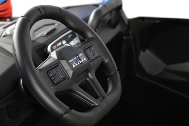 Электромобиль RIVER TOYS BUGGY E001EE бело-синий