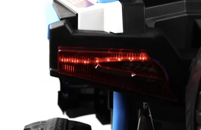 Электромобиль RIVER TOYS BUGGY E001EE бело-синий