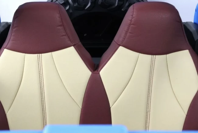 Электромобиль RIVER TOYS BUGGY E001EE бело-синий