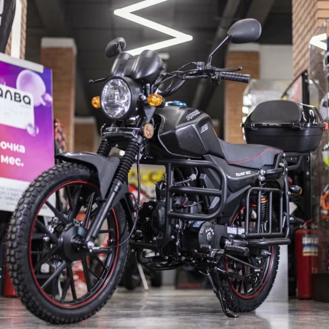 МОПЕД ALPHA ROCKOT TOURIST M-12 (черный матовый)