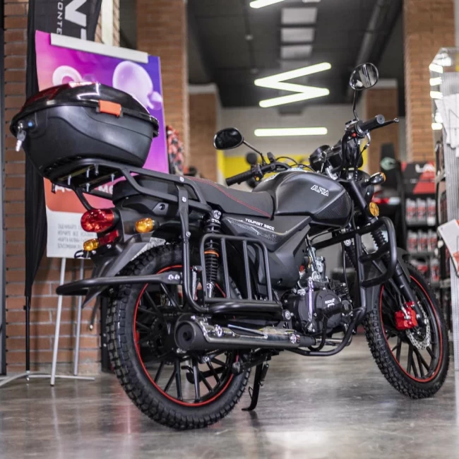 МОПЕД ALPHA ROCKOT TOURIST M-12 (черный матовый)