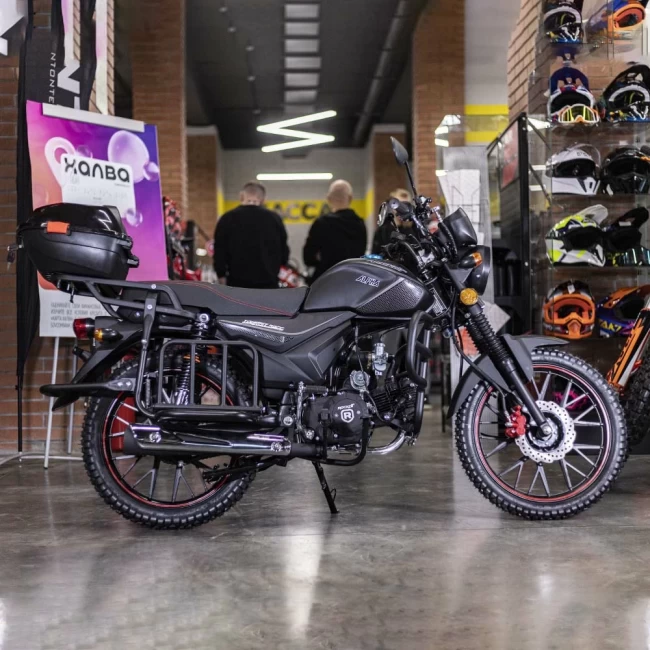 МОПЕД ALPHA ROCKOT TOURIST M-12 (черный матовый)