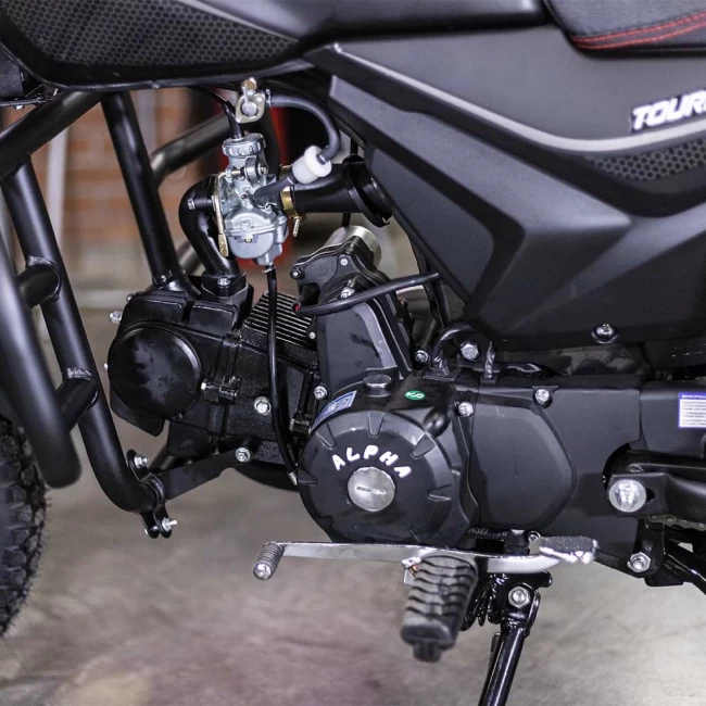 МОПЕД ALPHA ROCKOT TOURIST M-12 (черный матовый)