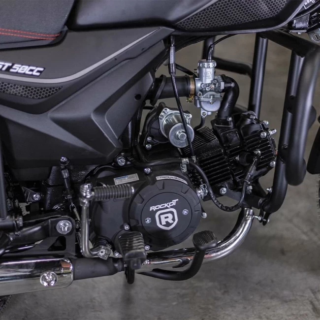 МОПЕД ALPHA ROCKOT TOURIST M-12 (черный матовый)