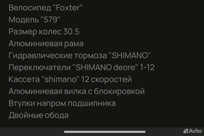 FOXSTER ECLAT 579 30.5