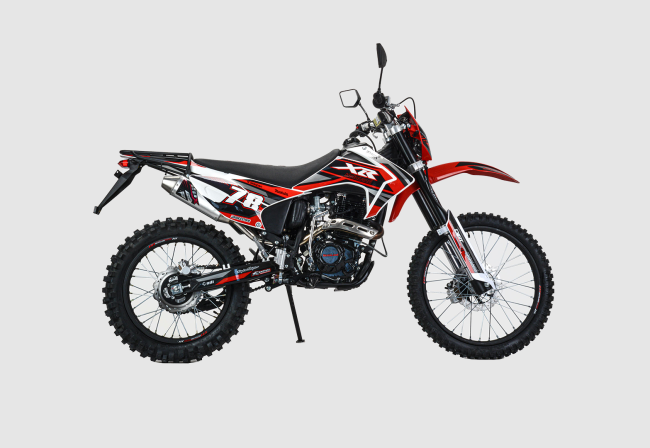 МОТОЦИКЛ КРОСС MOTOLAND XR 300 LITE красный (175FM)